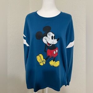 ❄️ ⛄️ Vintage Disney Mickey Mouse jersey sweatshirt 2XL